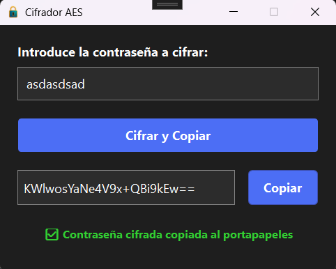Resultado cifrado