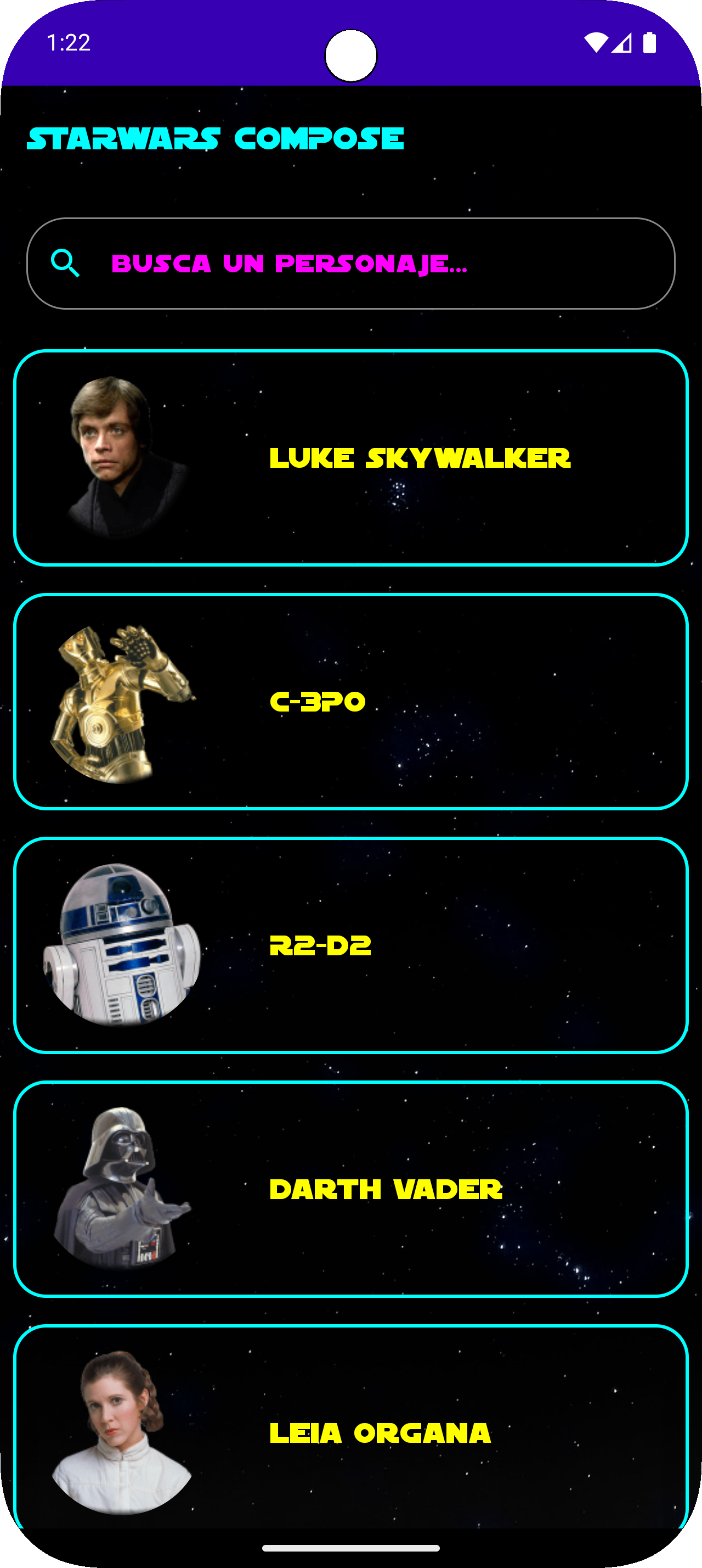 Lista de personajes