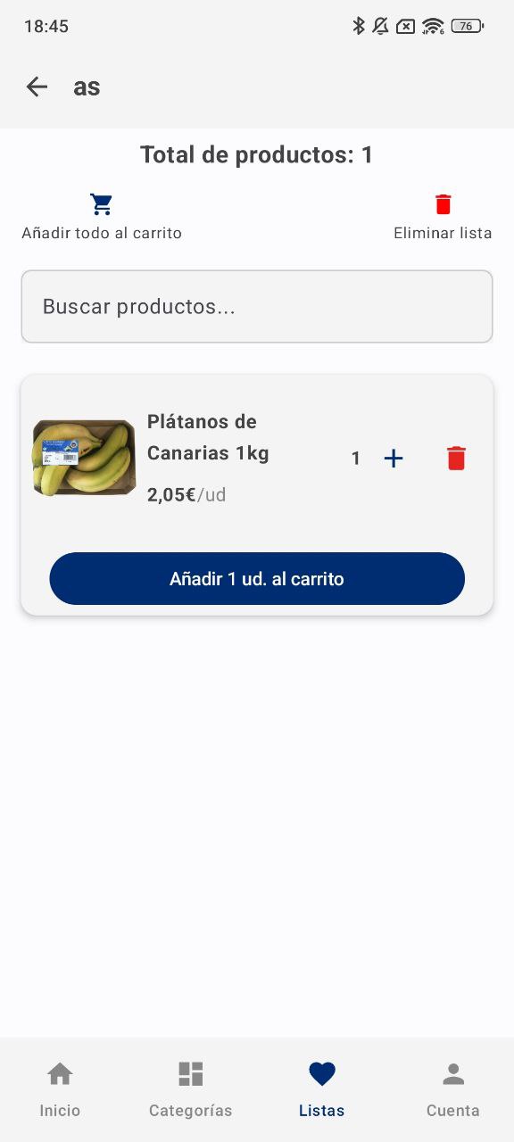 Listas de compra