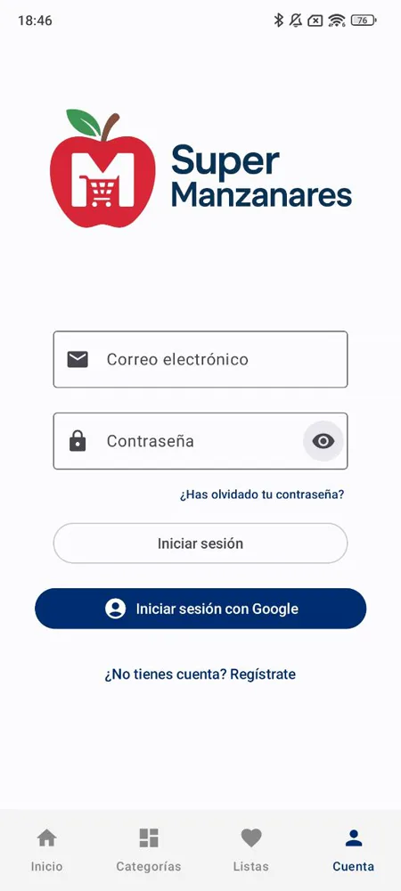 Inicio de sesión